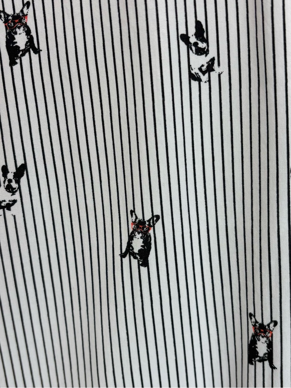 Jane and Delancey striped Frenchie shirt
